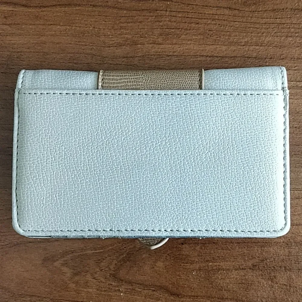 Nine West Tan Clasp Wallet NWT